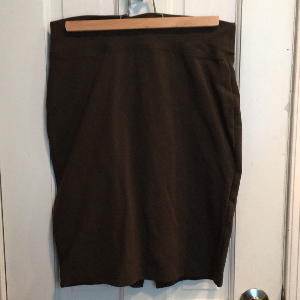 Dark Green Pencil Skirt